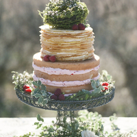 Naked Cake Crepe Cake Filled With Fresh Raspberry Swiss Meringue Buttercream Naked cake + Crepe cake, filled with fresh Raspberry Swiss Meringue Buttercream