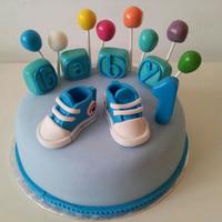 Birthday Cake For A 1 Year Old Baby Boy * Birthday Cake for a 1 Year old Baby Boy.