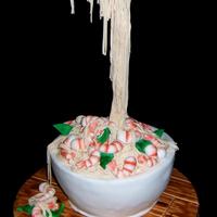 Fathers Day Cake My dad loves shrimp so I made a cake to look like his favorite meal, hope you like it, thanks.