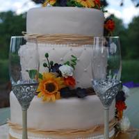 Dug This One Out Of The Archives First Wedding Cake *Dug this one out of the archives!! First wedding cake. :-)