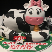 My 3D Cow Inspiration From The Awesome Cow Akin77 Produced Chocolate Mudcake With Chocolate Ganache My 3D Cow - inspiration from the awesome cow AKIN77 produced :) Chocolate Mudcake with Chocolate Ganache