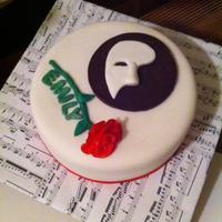 Phantom Of The Opera Birthday Cake *