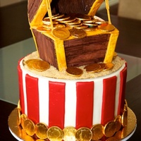 Pirates Treasure Chest Cake Pirate's Treasure Chest Cake