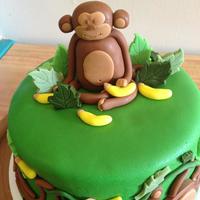 Monkey Baby Shower Cake monkey baby shower cake