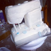 Sewing Machine Cake Sewing Machine Cake for a friends birthday