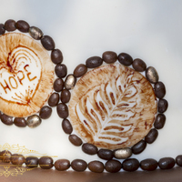 Coffee Inspired Cake This was a chocolate cake with mocha SMBC for a Garden Gala Event for the organization. They help with offering hope to the homeless youth...