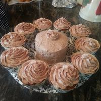 Pupcakes With A Small Pupcake As Well All Dog Friendly Ingredients *Pupcakes with a small Pupcake as well. All dog friendly ingredients.