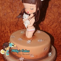 Little Girl And Her Cat E poi all'improvviso ti innamori di un quadro, contatti l'artista e lei &egrave; entusiasta del progetto... Grazie KuKulaIn...