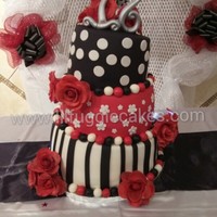 3 Tier Topsy Turvy Cake Each Tier Has A 3 Layer Cake With 2 Layers Of Filling This Was A Vanilla White Cake With Chocolate And Vanilla Cus... 3 tier Topsy Turvy Cake.Each tier has a 3 layer cake with 2 layers of filling. This was a vanilla white cake with chocolate and vanilla...