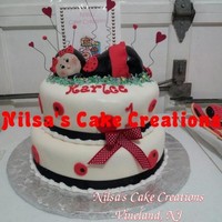 Ladybug Themed Birthday Cake 