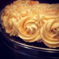 Buttercream Roses A Practice Go At What Will Be The Bottom Tier Of Our Wedding Cake Buttercream roses. A practice go at (what will be) the bottom tier of our wedding cake