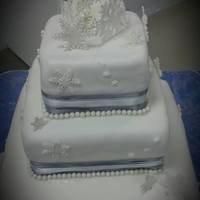 Frozen Winter Wedding Cake Frozen, winter wedding cake