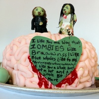 Zombie Brain Cake 