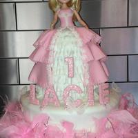 My 1St Attempt At A Doll Cake My 1st attempt at a doll cake :)