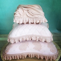 Pillow Cake In Soft Neutral Colors Pillow cake in soft neutral colors