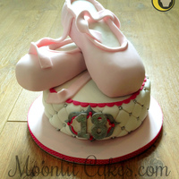 Each Ballet Slipper Was Made Out Of Vanilla Sponge Cake Also Each ballet slipper was made out of vanilla sponge cake also.