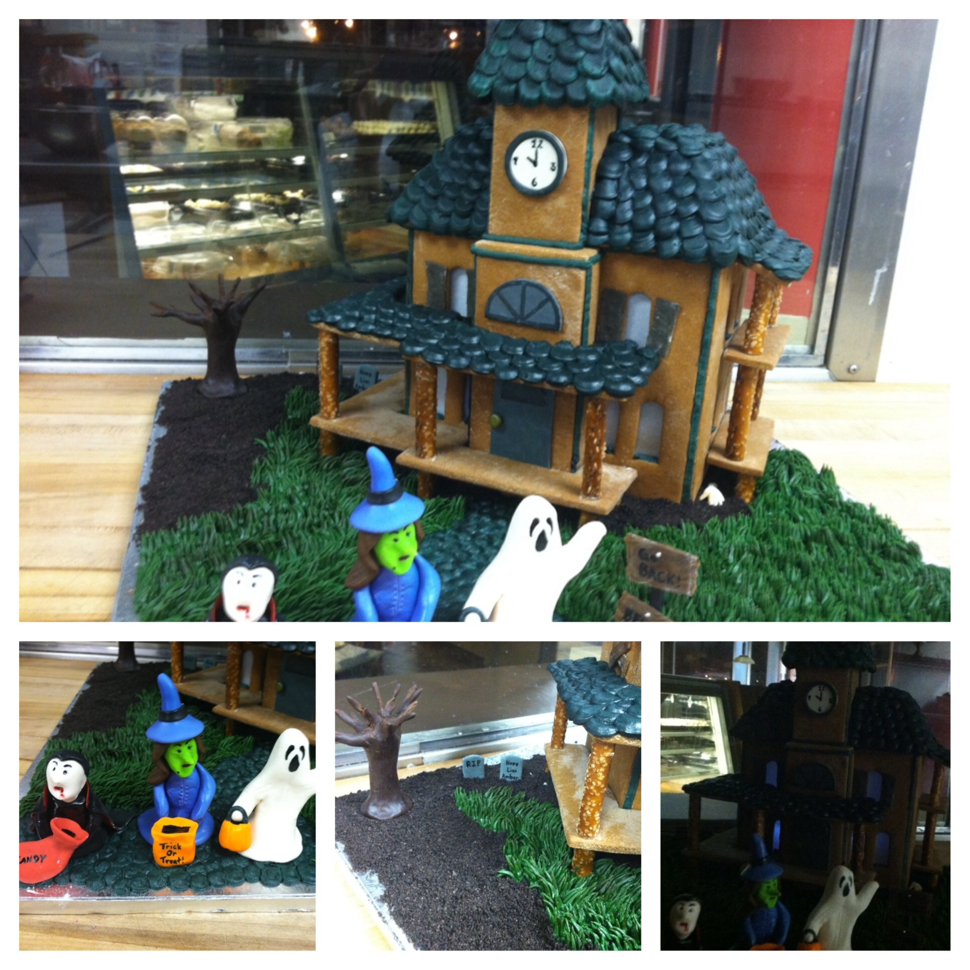 This Was My First Attempt At A Gingerbread House It Was Going To Get A Makeover For Christmas But Someone Broke It Rest In Pieces This was my first attempt at a gingerbread house. It was going to get a makeover for Christmas but someone broke it. Rest in pieces.