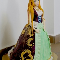 Princess Half a meter high. All parts hand made.