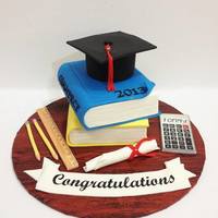 Graduation Business/commerce Cake Graduation themed cake for my boyfriend's graduation day :)