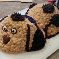 Puppy Cake Made this little guy from the instructions here: http://www.cakecentral.com/t/439233/downloadable-puppy-cake-instructions-here Used a heart...