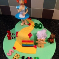 A Cake Made For My Best Friends 30Th Birthday Which Includes A Few Of Her Favorite Things Growing Up Bit Of Comedy With Dorothy As I Made A cake made for my best friends 30th birthday, which includes a few of her favorite things growing up! Bit of comedy with Dorothy as I made...