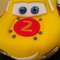 Car Cake By Love2Bake By Dawn And Chris A cartoon car cake with personality