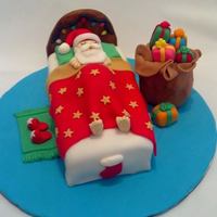 Good Night Santa Cake 