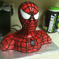 Made This Spidey Cake For My Baby Nephews Birthday Party Made this Spidey Cake for my baby nephew's birthday party.
