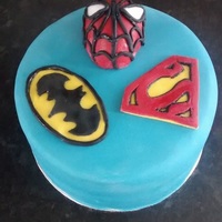 Super Heroes Cake super heroes cake