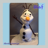 Olaf The Snowman From Frozen... I made this 3D Olaf for my husband... Olaf is 40 cm high...!