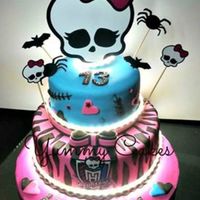 Monster High Cake lighting up monster high Cake
