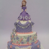 Princesa Sofia &Eacute;ste pastel fue elaborado para el bautizo de Sofia.