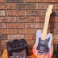 Standing Guitar Cake A lady asked me for a guitar cake, but of course I couldn&rsquo;t just do a laying down guitar (Been there, done that 3 times already...