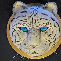 Tiger Cake Head of tiger 3d