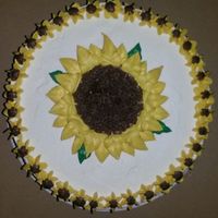 Wishing It Was Spring Just a little quick sunflower cake