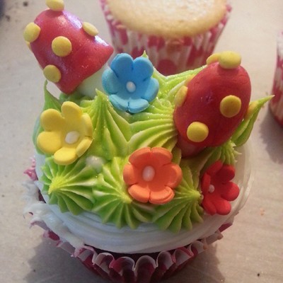 Alice In Wonderland Cupcakes/ Garden