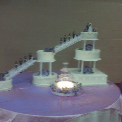 Wedding Cake With Fountain