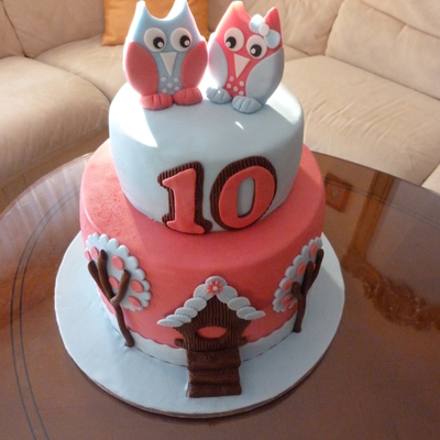 Owl Cake