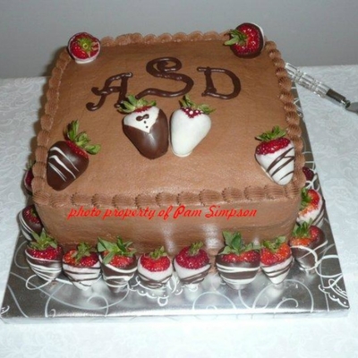 David & Ashley's Grooms Cake