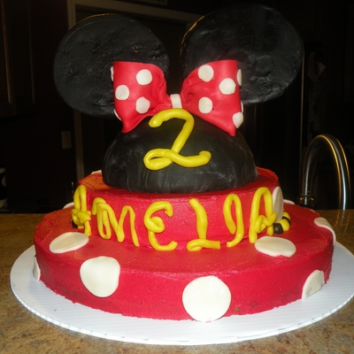 Minnie Mouse Birthday Cake