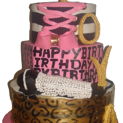 Leopard Print Cake
