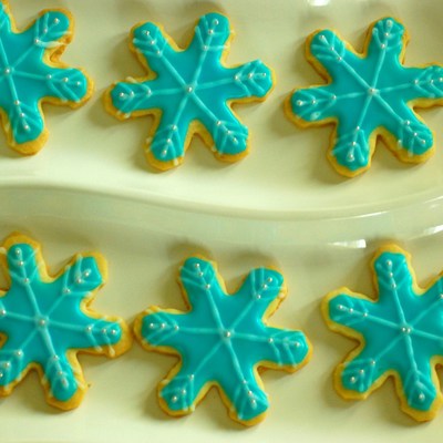 Frozen Cookies (Snowflakes)