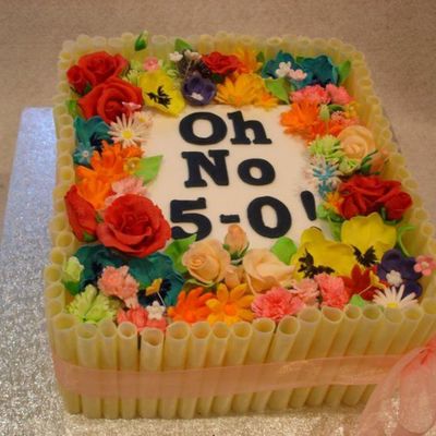 Spring Flowers For A 50Th Birthday