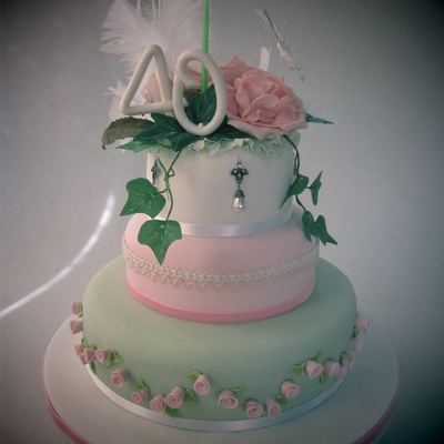 Kitsch 40Th Birthday Cake