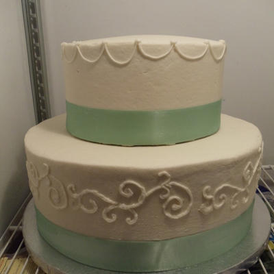 Green And White Wedding