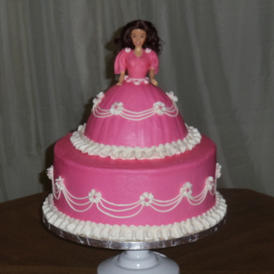 Pink Doll Cake
