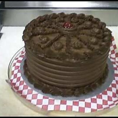 Chocolate Cake With Chocolate Icing