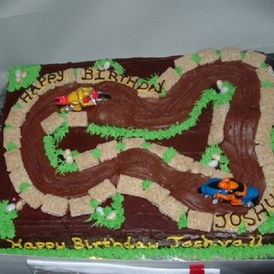Dirt Bike Birthday Cake