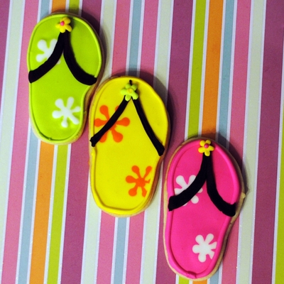 Flip Flop Cookies