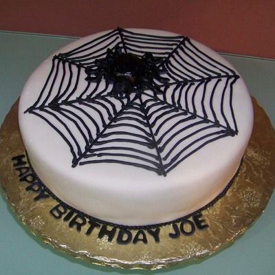 Spider Birthday Cake